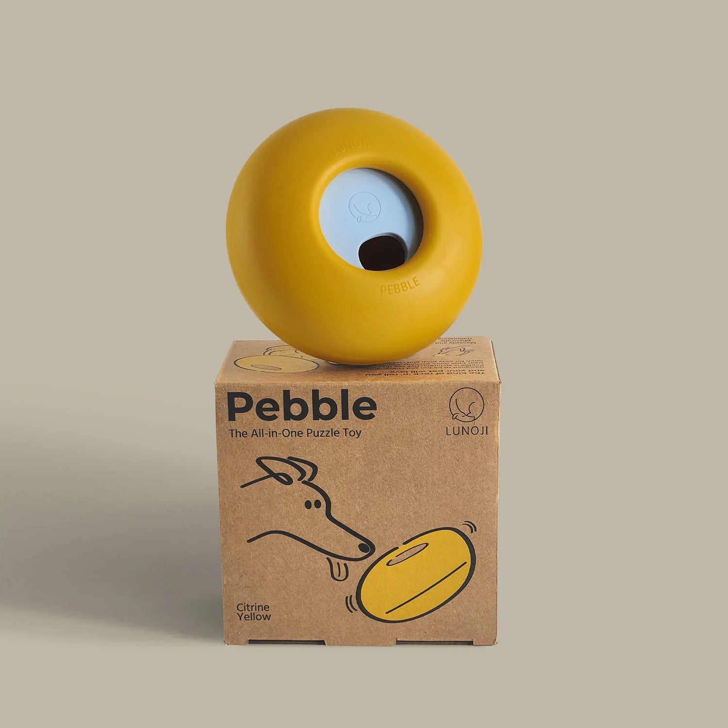 Pebble 滾滾樂 - 二合一慢食漏食玩具