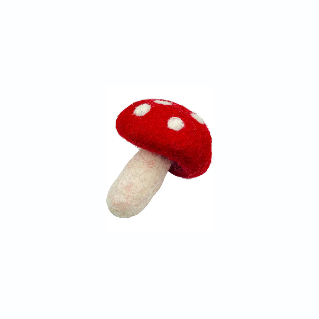 Magical Mushroom 小小蘑菇 羊毛氈貓咪玩具